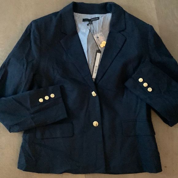 NWT Harve Bernard Navy Blazer - Picture 1 of 11